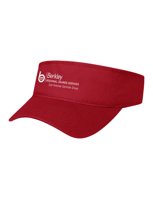 Red Cap Visor w/Berkley RSS logo