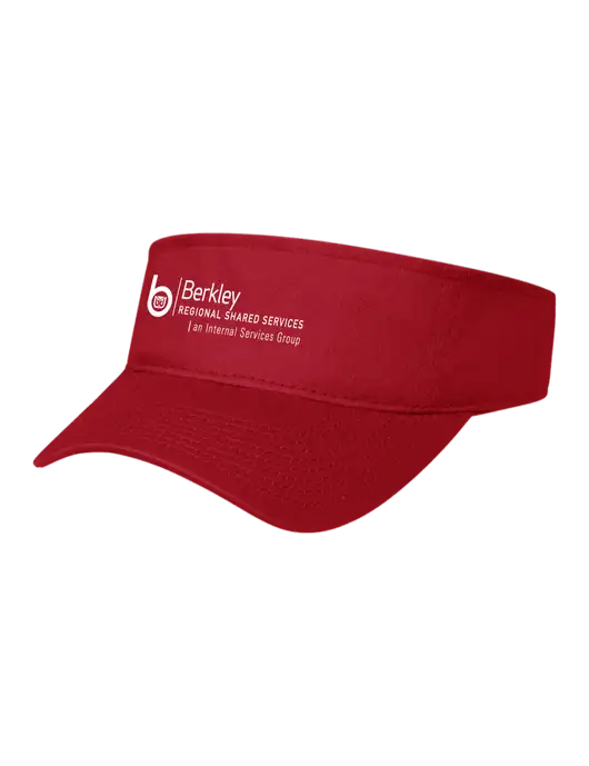 Red Cap Visor w/Berkley RSS logo