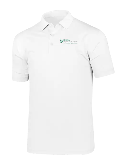 Callaway Vibrant Bright White Ventilated Polo w/Berkley RSS logo