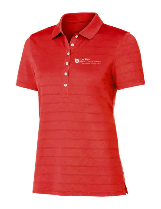 Callaway Womens Red Ventilated Polo w/Berkley RSS logo