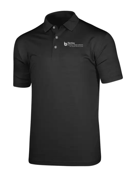 Callaway Vibrant Black Ventilated Polo w/Berkley RSS logo