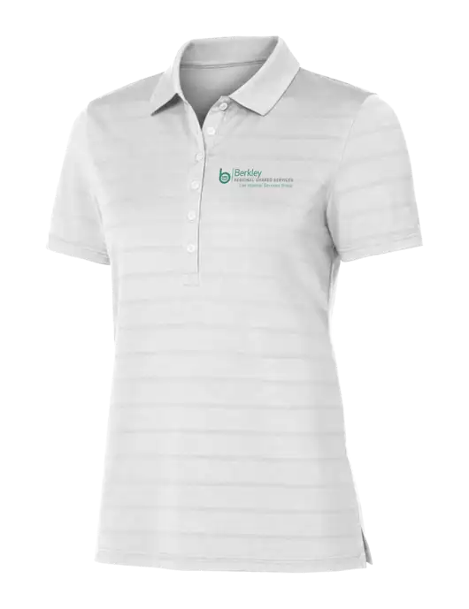 Callaway Womens Bright White Ventilated Polo w/Berkley RSS logo