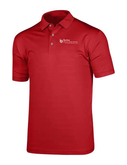 Callaway Vibrant Red Ventilated Polo w/Berkley RSS logo