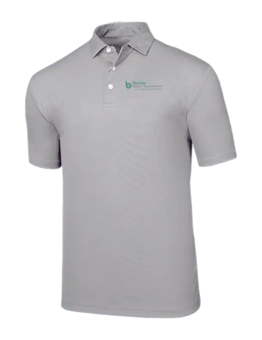 Callaway Birdseye Light Grey Polo w/Berkley RSS logo