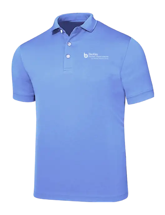 Callaway Ottoman Light Blue Polo w/Berkley RSS logo