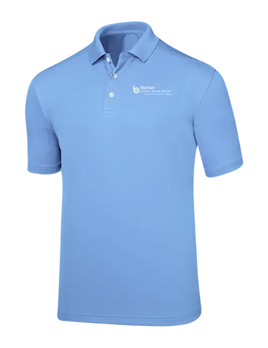 Callaway Core Light Blue Performance Polo w/Berkley RSS logo