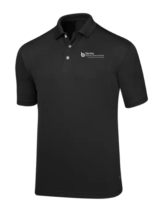 Callaway Core Black Performance Polo w/Berkley RSS logo
