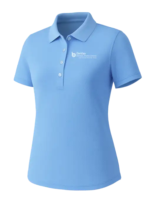 Callaway Womens Core Light Blue Performance Polo w/Berkley RSS logo