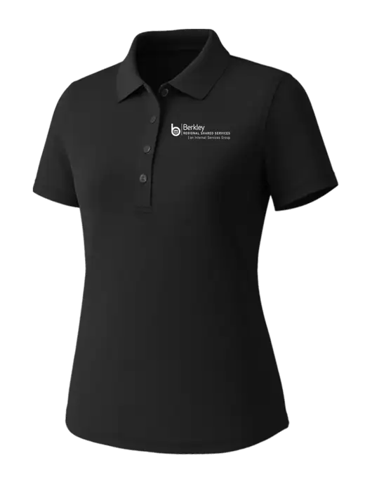 Callaway Womens Core Black Performance Polo w/Berkley RSS logo