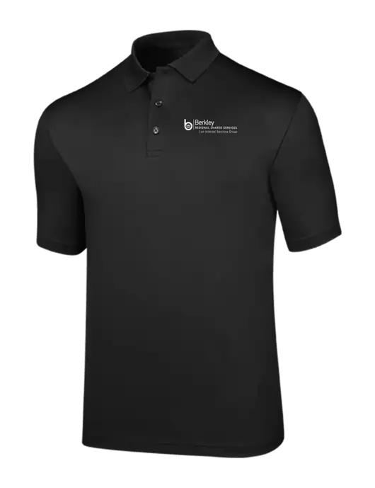 Callaway Opti-Dri Black Chev Polo w/Berkley RSS logo