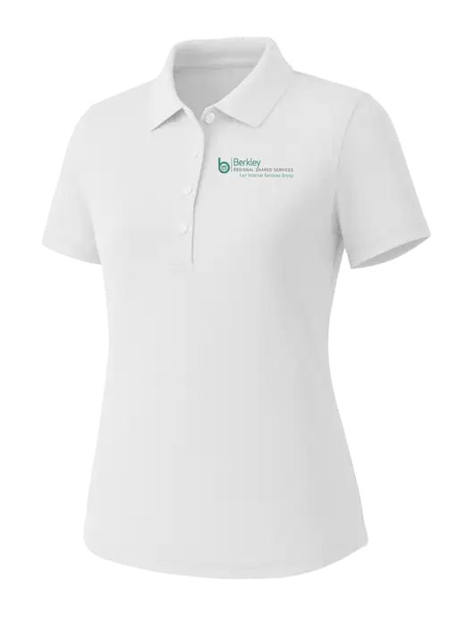 Callaway Womens Core Bright White Performance Polo w/Berkley RSS logo