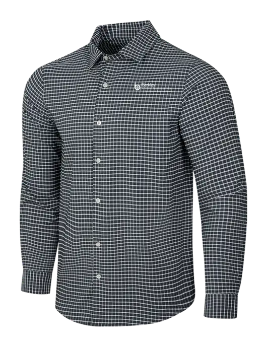 Dark Grey/White City Stretch Shirt w/Berkley RSS logo