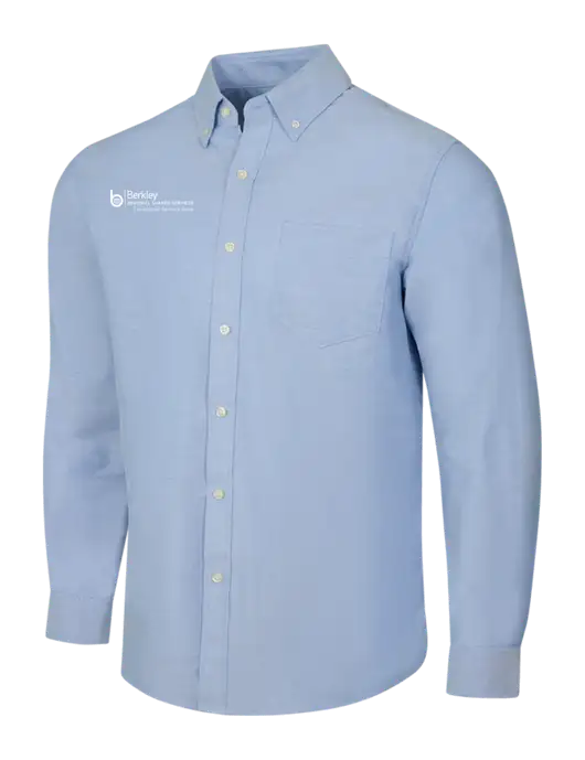 Light Blue SuperPro Oxford Shirt w/Berkley RSS logo
