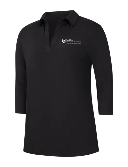 Womens Black Luxe Knit Tunic w/Berkley RSS logo