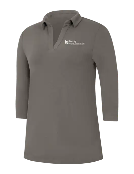 Womens Dark Grey Luxe Knit Tunic w/Berkley RSS logo