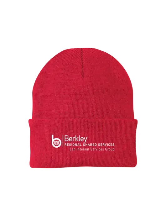 Red Knit Cap w/Berkley RSS logo