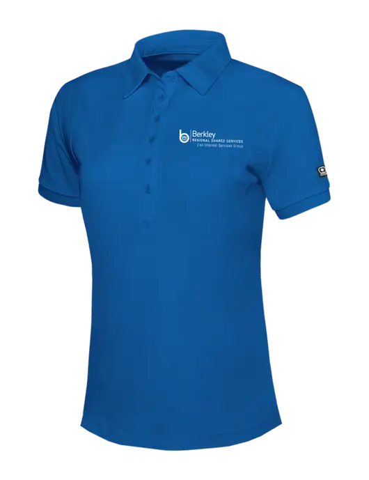 OGIO Womens Royal Blue Jewel Polo w/Berkley RSS logo