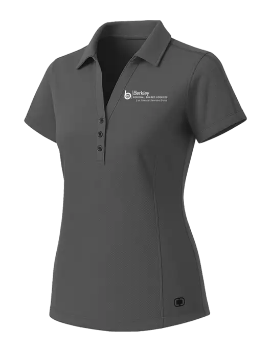 OGIO Womens Medium Grey ONYX Polo w/Berkley RSS logo