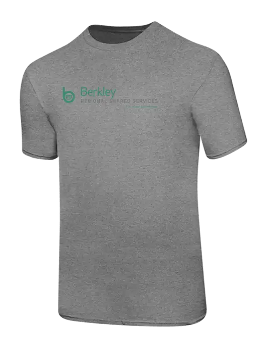 Ring Spun Light Heather Grey 4.5 oz T-Shirt w/Berkley RSS logo