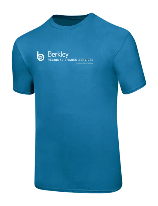 Ring Spun Sapphire 4.5 oz T-Shirt w/Berkley RSS logo