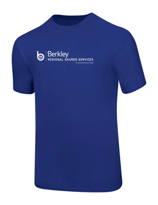 Ring Spun Royal 4.5 oz T-Shirt w/Berkley RSS logo