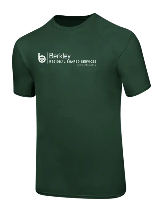 Ring Spun Forest Green 4.5 oz T-Shirt w/Berkley RSS logo