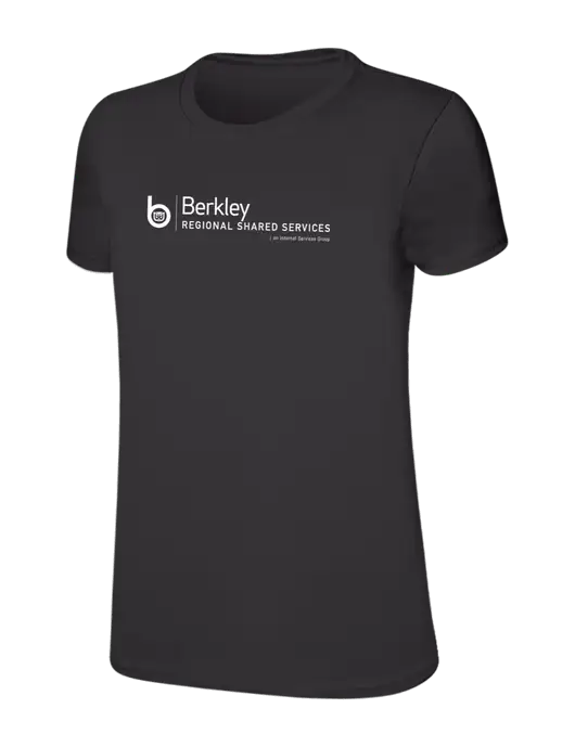 Womens Ring Spun Charcoal 4.5 oz T-Shirt w/Berkley RSS logo