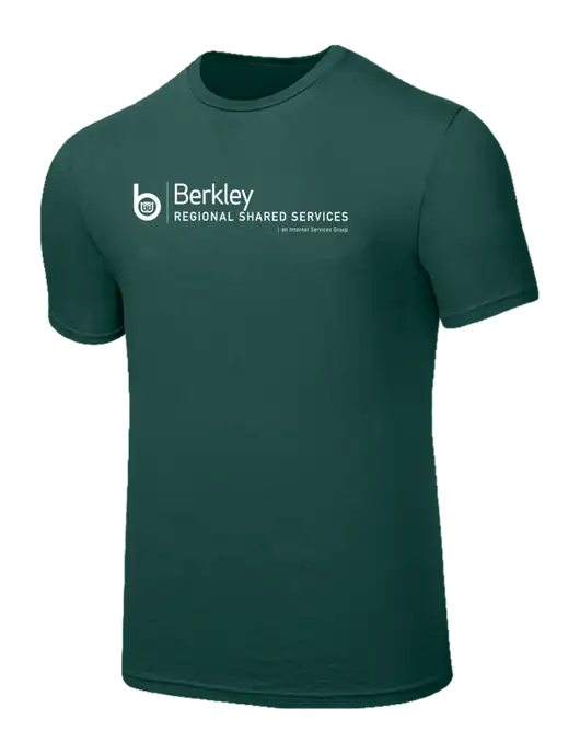 Seriously Soft Dark Green T-Shirt w/Berkley RSS logo