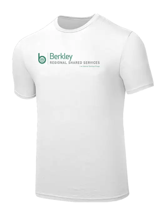 Seriously Soft White T-Shirt w/Berkley RSS logo