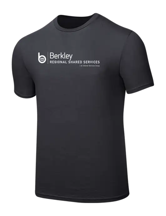 Seriously Soft Charcoal T-Shirt w/Berkley RSS logo