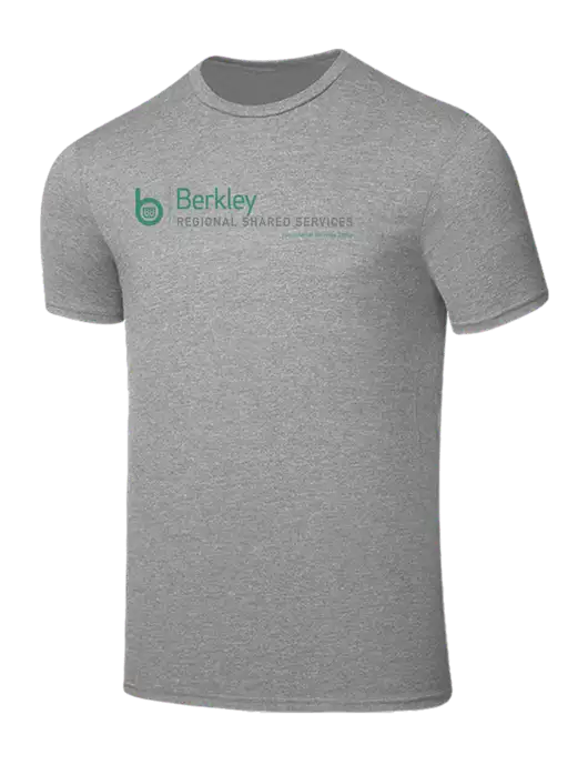 Seriously Soft Light Heather Grey T-Shirt w/Berkley RSS logo