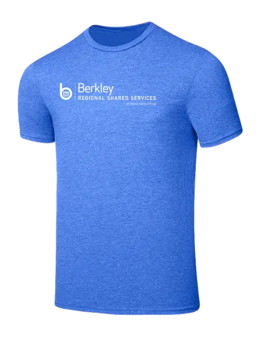 Seriously Soft Heathered Royal T-Shirt w/Berkley RSS logo