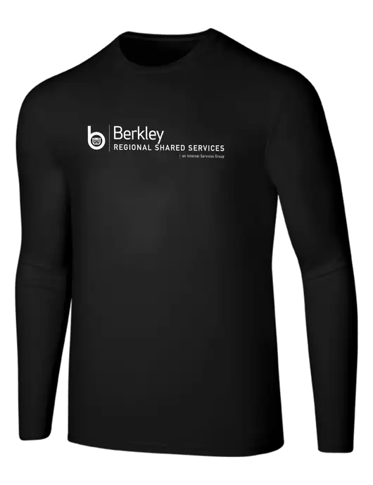 Seriously Soft Black Long Sleeve T-Shirt w/Berkley RSS logo