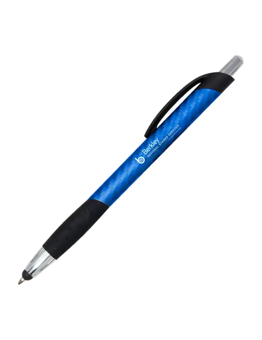 Sunray Blue Stylus Pen - Black Ink w/Berkley RSS logo
