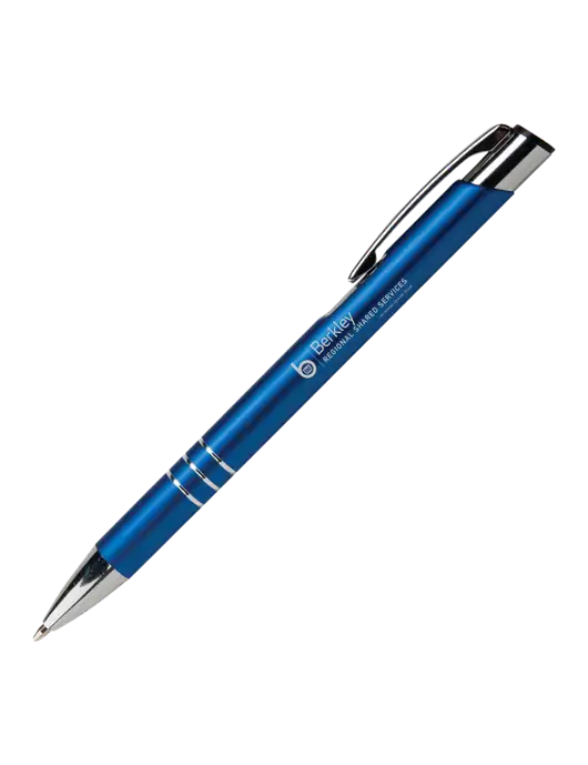 Laurent Blue Pen - Black Ink w/Berkley RSS logo