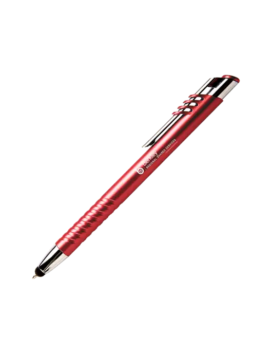 Schirhart Red Stylus Pen - Blue Ink w/Berkley RSS logo