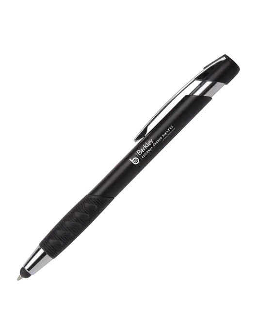 Alize Black Stylus Black Ink Pen w/Berkley RSS logo