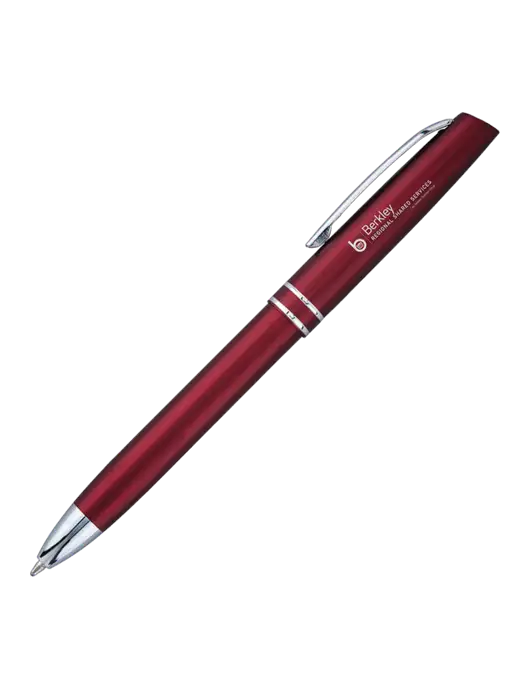 Maroon Anguilla Black Ink Pen w/Berkley RSS logo