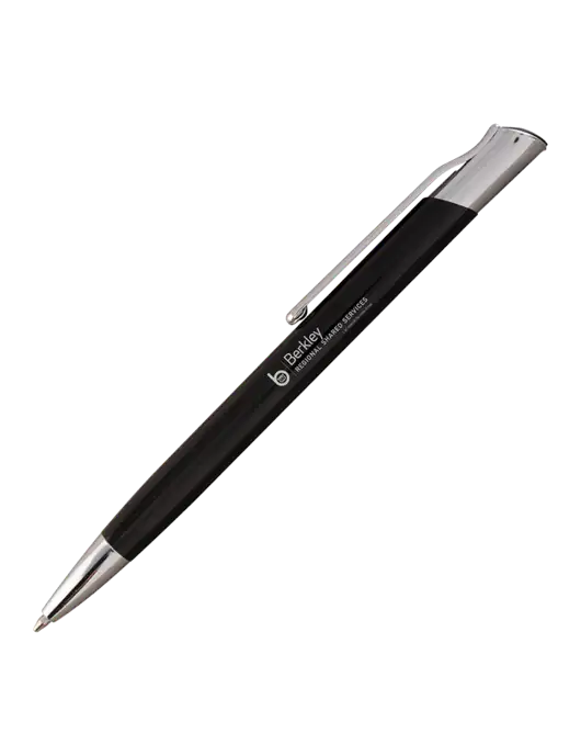 San Malo Black Pen - Black Ink w/Berkley RSS logo