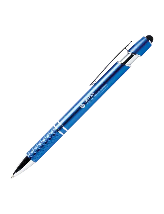 Valencia Blue Stylus Pen - Black Ink w/Berkley RSS logo