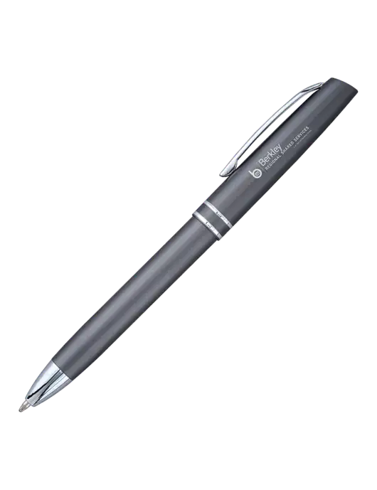 Gunmetal Anguilla Black Ink Pen w/Berkley RSS logo