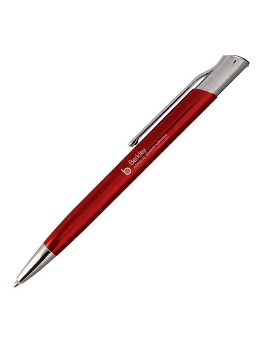 San Malo Red Pen - Black Ink w/Berkley RSS logo