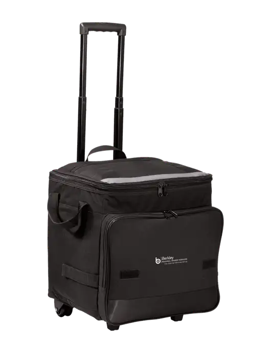 Black Rolling Cooler w/Berkley RSS logo