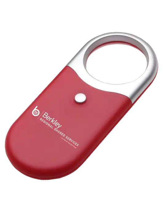 Compact Red Magnifier Light w/Berkley RSS logo