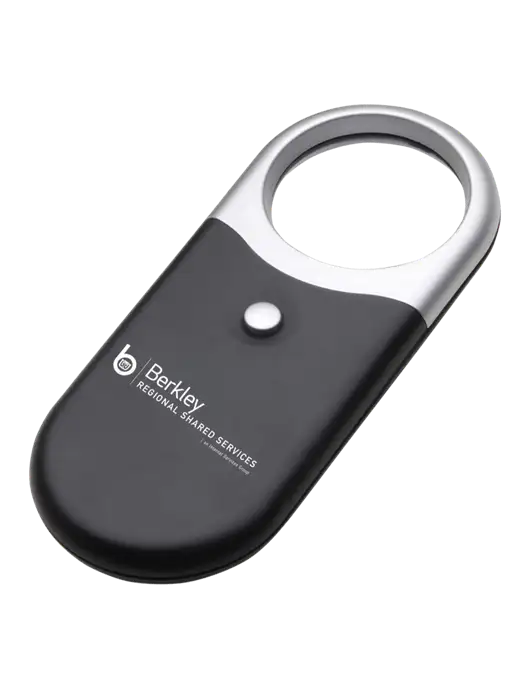 Compact Black Magnifier Light w/Berkley RSS logo