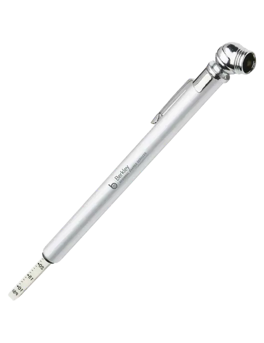 Quick View Silver Tire Gauge w/Berkley RSS logo