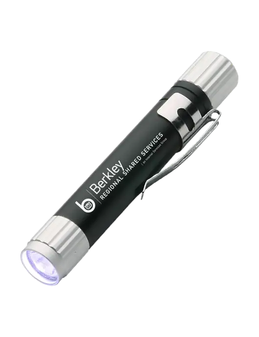 Black Aluminum LED Penlight w/Berkley RSS logo