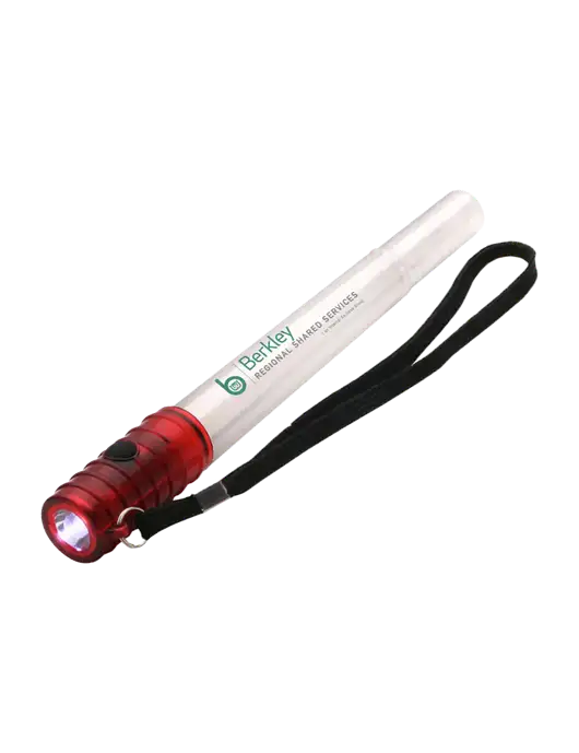 Red Emergency LED Glow Whistle w/Berkley RSS logo