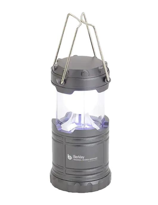Gunmetal Mini Retro Lantern w/Berkley RSS logo