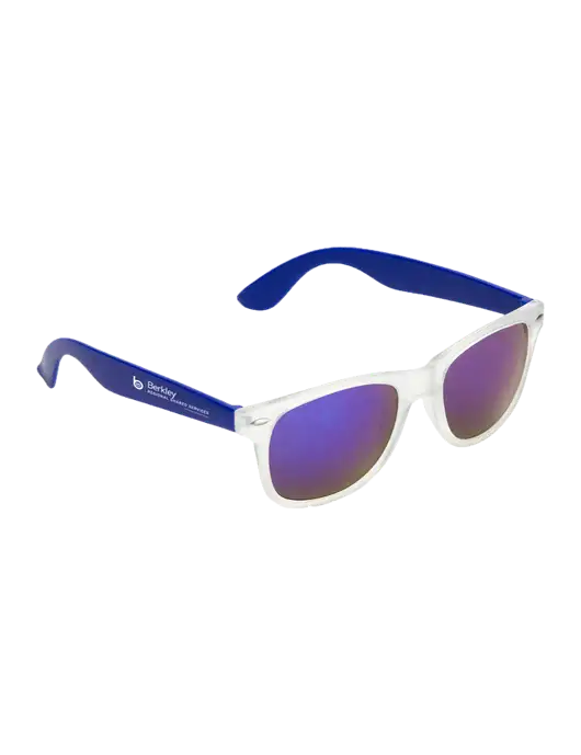 Key West Blue Mirrored Sunglasses w/Berkley RSS logo